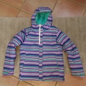 Columbia Kids Puffer Jacket - Purple and Teal